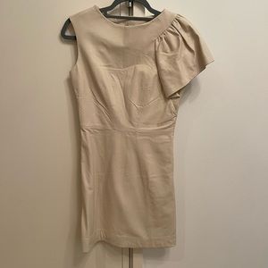 NWOT: Milly Lamb Leather mini dress 0